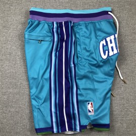 Pantalón Corto De Bolsillo Charlotte Hornets 2024 Azul Clásico Edición