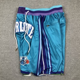Pantalón Corto De Bolsillo Charlotte Hornets 2024 Azul Clásico Edición
