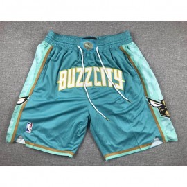Pantalón Corto De Bolsillo Charlotte Hornets 2024 Turquesa City Edition