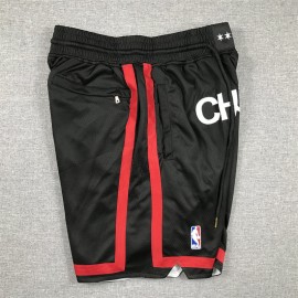 Pantalón Corto De Bolsillo Chicago Bulls 2024 Negro City Edition Pantalón Corto De Bolsillo Chicago Bulls 2024 Negro City Edition