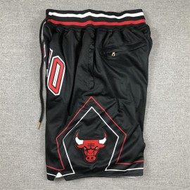 Pantalón Corto De Bolsillo Chicago Bulls 2024 Negro/Rojo