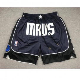 Pantalón Corto De Bolsillo Dallas Mavericks 2024 Azul Marino/Negro Statement Edition