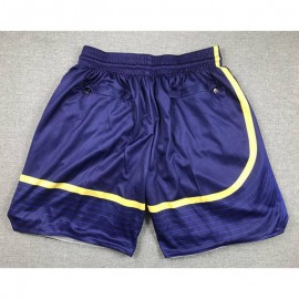 Pantalón Corto De Bolsillo Golden State Warriors 2024 Azul Oscuro Statement Edition