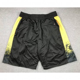 Pantalon Corto De Bolsillo Indiana Pacers 2024 Negro/Amarillo
