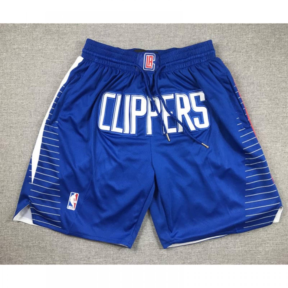 Pantalón Corto De Bolsillo Los Angeles Clippers 2024 Azul City Edition