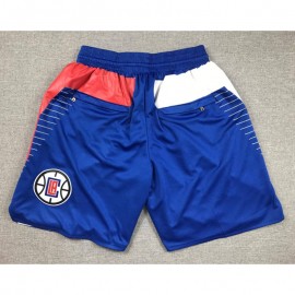 Pantalón Corto De Bolsillo Los Angeles Clippers 2024 Azul City Edition