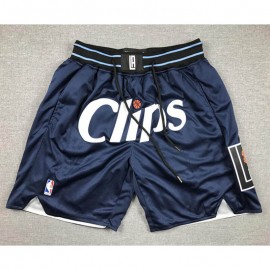 Pantalón Corto De Bolsillo Los Angeles Clippers 2024 Azul Oscuro City Edition
