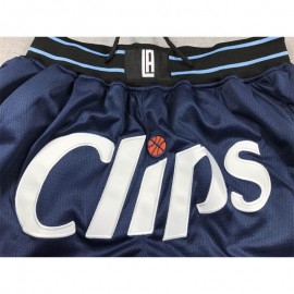 Pantalón Corto De Bolsillo Los Angeles Clippers 2024 Azul Oscuro City Edition
