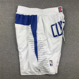 Pantalón Corto De Bolsillo Los Angeles Clippers 2024 Blanco