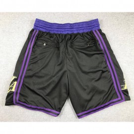 Pantalón Corto De Bolsillo Los Angeles Lakers 2024 Negro/Morado City Edition Pantalón Corto De Bolsillo Los Angeles Lakers 2024 Negro/Morado City Edition