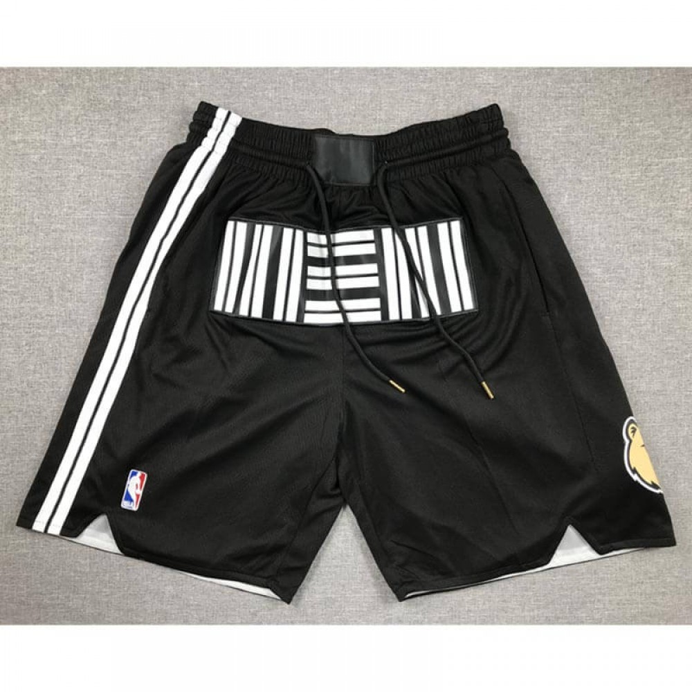 Pantalón Corto De Bolsillo Memphis Grizzlies 2024 Negro City Edition