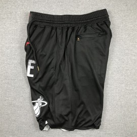 Pantalón Corto De Bolsillo Miami Heat 2024 Negro City Edition
