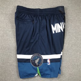 Pantalón Corto De Bolsillo Minnesota Timberwolves 2024 Azul Marino Pantalón Corto De Bolsillo Minnesota Timberwolves 2024 Azul Marino
