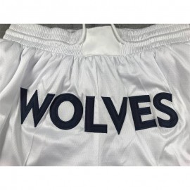 Pantalón Corto De Bolsillo Minnesota Timberwolves 2024 Blanco/Azul