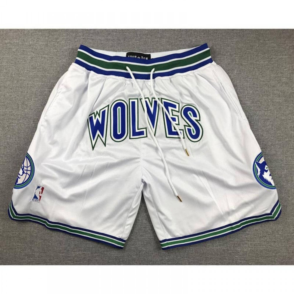 Pantalón Corto De Bolsillo Minnesota Timberwolves 2024 Blanco Clásico Edición Pantalón Corto De Bolsillo Minnesota Timberwolves 2024 Blanco Clásico Edición