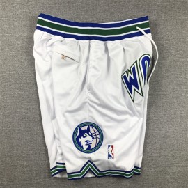 Pantalón Corto De Bolsillo Minnesota Timberwolves 2024 Blanco Clásico Edición Pantalón Corto De Bolsillo Minnesota Timberwolves 2024 Blanco Clásico Edición