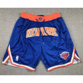 Pantalón Corto De Bolsillo New York Knicks 2024 Azul