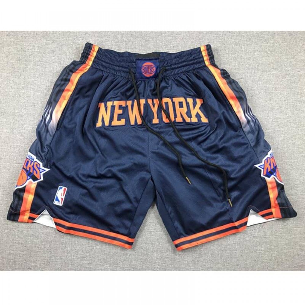 Pantalón Corto De Bolsillo New York Knicks 2024 Azul Oscuro Statement Edition