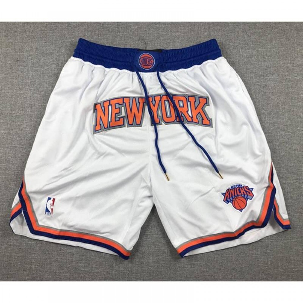 Pantalón Corto De Bolsillo New York Knicks 2024 Blanco