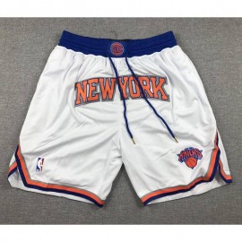 Pantalón Corto De Bolsillo New York Knicks 2024 Blanco