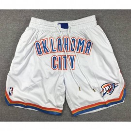 Pantalón Corto De Bolsillo Oklahoma City Thunder 2024 Blanco