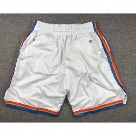 Pantalón Corto De Bolsillo Oklahoma City Thunder 2024 Blanco Pantalón Corto De Bolsillo Oklahoma City Thunder 2024 Blanco