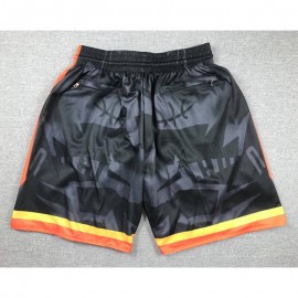Pantalón Corto De Bolsillo Oklahoma City Thunder 2024 Negro City Edition
