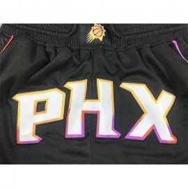 Pantalón Corto De Bolsillo Phoenix Suns 2024 Negro Statement Edition
