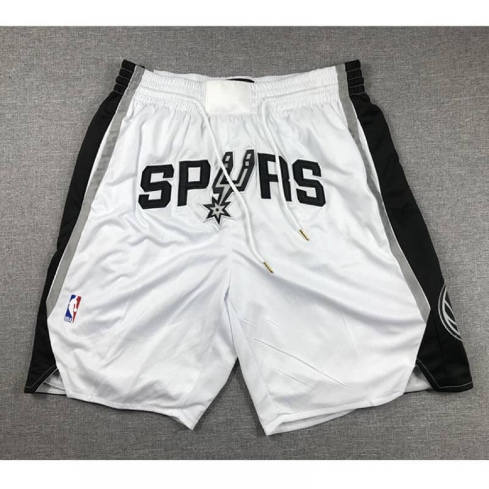 Pantalon Corto De Bolsillo San Antonio Spurs 2024 Blanco/Negro