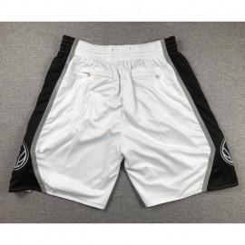 Pantalon Corto De Bolsillo San Antonio Spurs 2024 Blanco/Negro