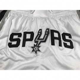 Pantalon Corto De Bolsillo San Antonio Spurs 2024 Blanco/Negro