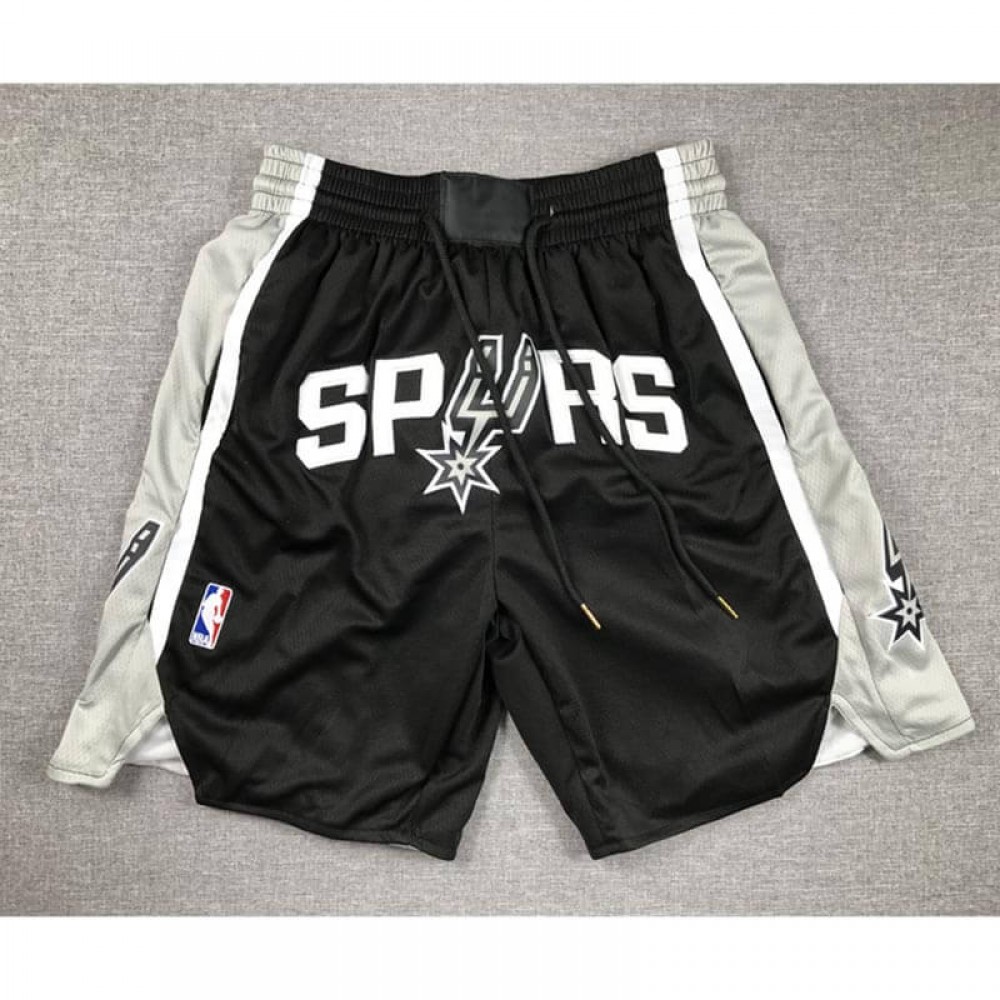Pantalon Corto De Bolsillo San Antonio Spurs 2024 Negro/Gris
