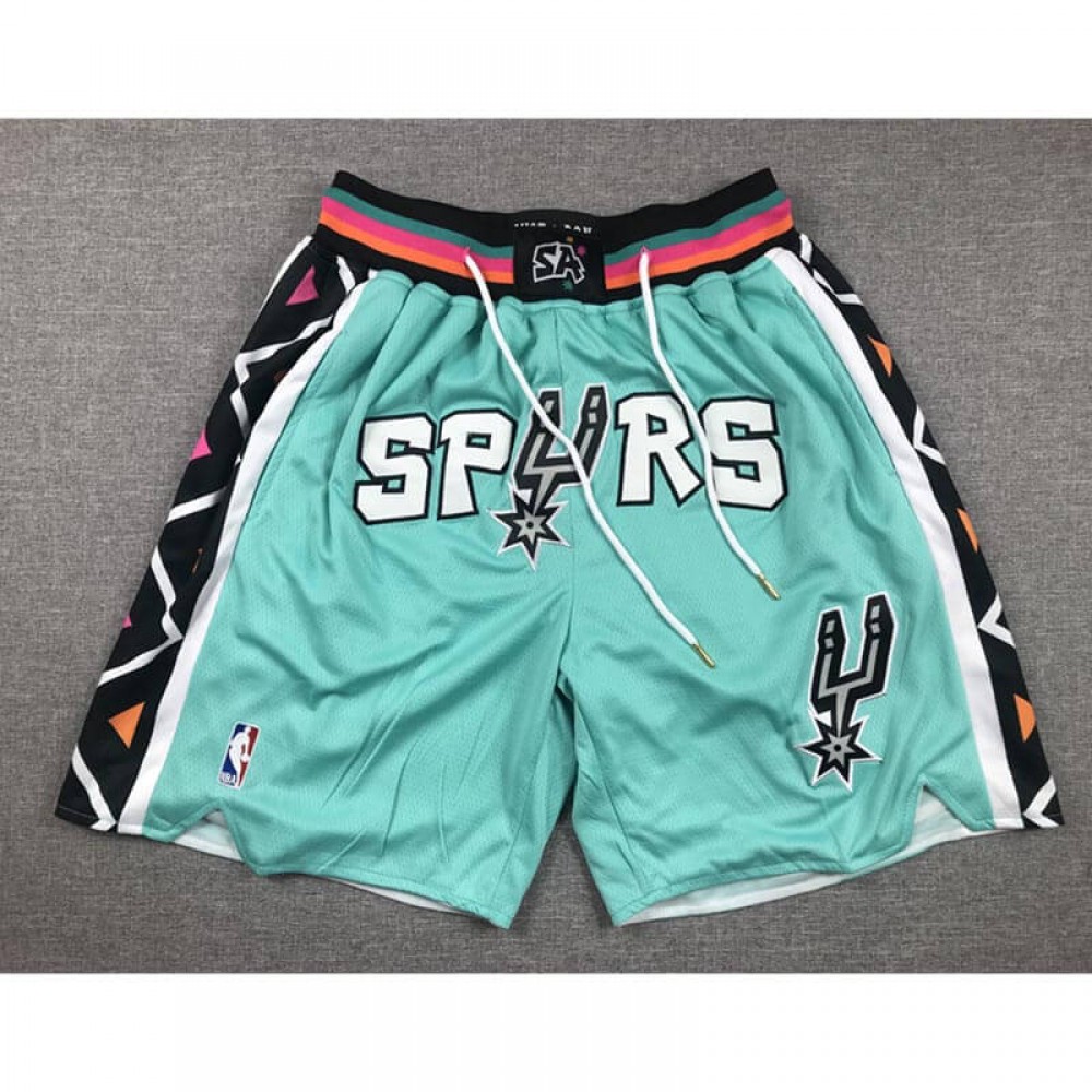 Pantalon Corto De Bolsillo San Antonio Spurs 2024 Verde/Negro City Edition