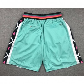 Pantalon Corto De Bolsillo San Antonio Spurs 2024 Verde/Negro City Edition