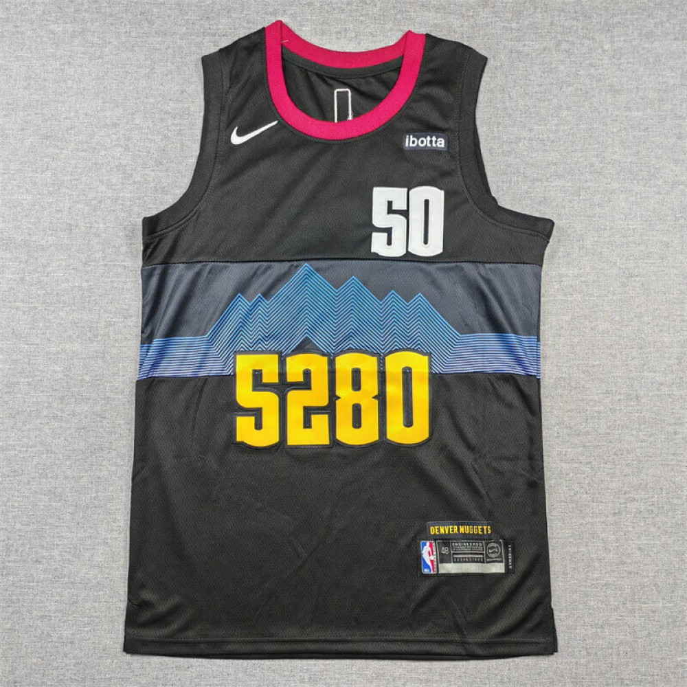Camiseta Aaron Gordon #50 Denver Nuggets 2024 Negro City Edition Camiseta Aaron Gordon #50 Denver Nuggets 2024 Negro City Edition