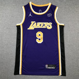 Camiseta Bronny James #9 Los Angeles Lakers 2024 Morado