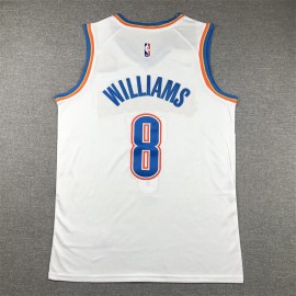 Camiseta Jalen Williams #8 Oklahoma City Thunder 2024 Blanco Camiseta Jalen Williams #8 Oklahoma City Thunder 2024 Blanco