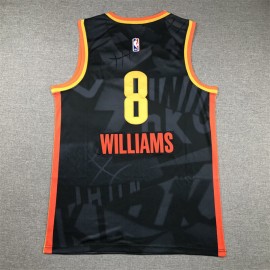 Camiseta Jalen Williams #8 Oklahoma City Thunder 2024 Negro City Edition Camiseta Jalen Williams #8 Oklahoma City Thunder 2024 Negro City Edition