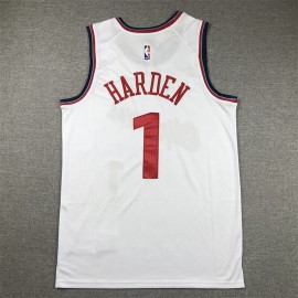 Camiseta James Harden #1 Los Angeles Clippers 2024 Blanco Camiseta James Harden #1 Los Angeles Clippers 2024 Blanco