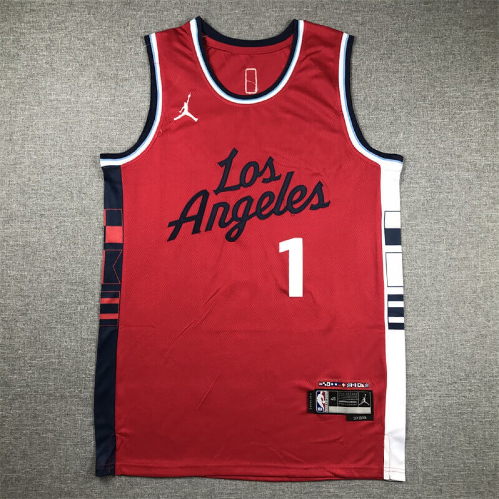 Camiseta James Harden #1 Los Angeles Clippers 2024 Rojo Camiseta James Harden #1 Los Angeles Clippers 2024 Rojo