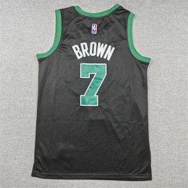 Camiseta Jaylen Brown #7 Boston Celtics 2024 Negro Camiseta Jaylen Brown #7 Boston Celtics 2024 Negro