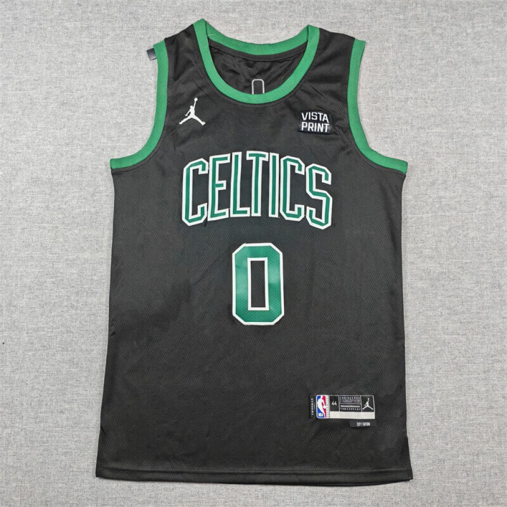 Camiseta Jayson Tatum #0 Boston Celtics 2024 Negro Camiseta Jayson Tatum #0 Boston Celtics 2024 Negro