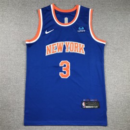Camiseta Josh Hart #3 New York Knicks 2024 Azul