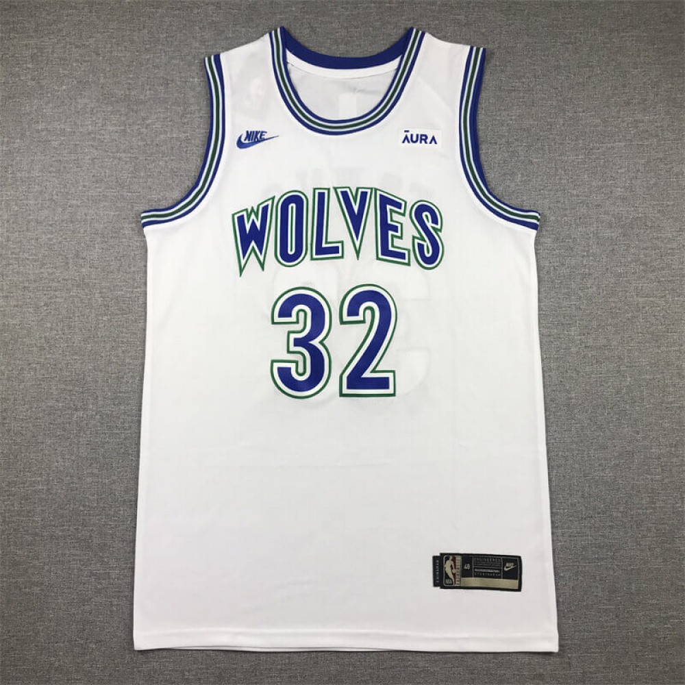 Camiseta Karl-Anthony Towns #32 Minnesota Timberwolves Blanco Edición Clasico Camiseta Karl-Anthony Towns #32 Minnesota Timberwolves Blanco Edición Clasico