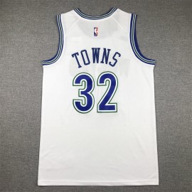 Camiseta Karl-Anthony Towns #32 Minnesota Timberwolves Blanco Edición Clasico Camiseta Karl-Anthony Towns #32 Minnesota Timberwolves Blanco Edición Clasico