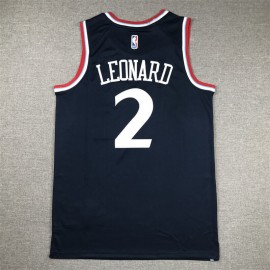 Camiseta Kawhi Leonard #2 Los Angeles Clippers 2024 Azul Marino Camiseta Kawhi Leonard #2 Los Angeles Clippers 2024 Azul Marino