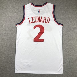 Camiseta Kawhi Leonard #2 Los Angeles Clippers 2024 Blanco Camiseta Kawhi Leonard #2 Los Angeles Clippers 2024 Blanco