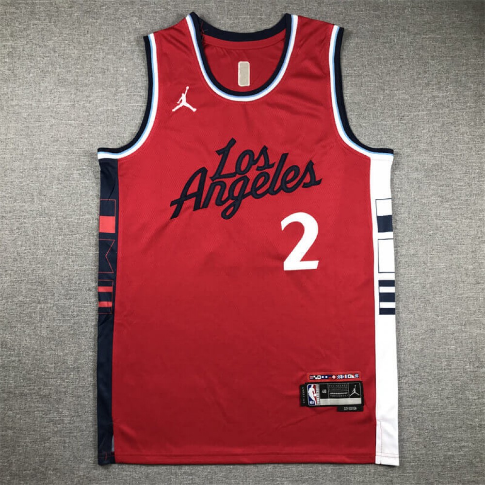 Camiseta Kawhi Leonard #2 Los Angeles Clippers 2024 Rojo Camiseta Kawhi Leonard #2 Los Angeles Clippers 2024 Rojo