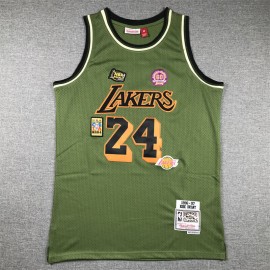 Camiseta Kobe Bryant #24 Los Angeles Lakers 2024 Verde