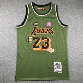 Camiseta LeBron James #23 Los Angeles Lakers 2024 Verde